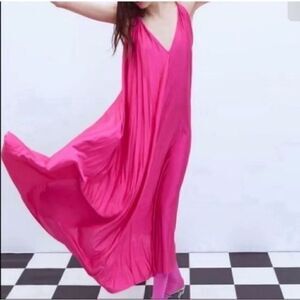 Elegant Pink Maxi Dress